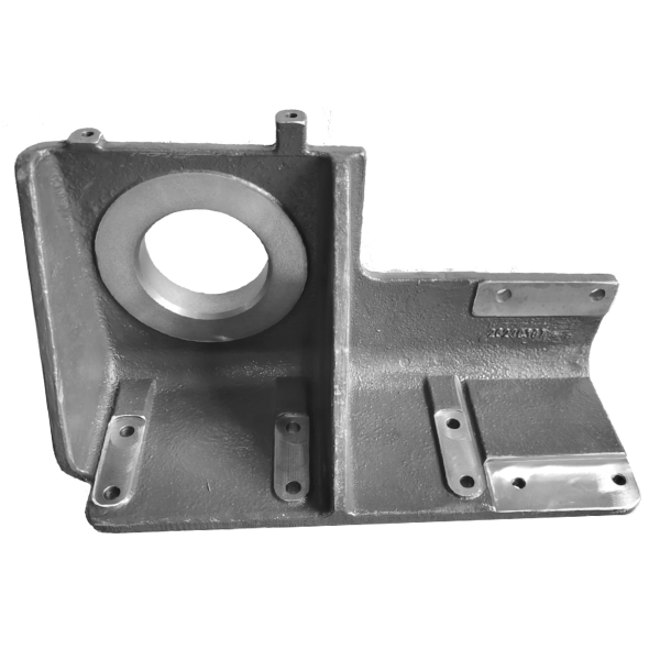 Support:engine front L for Hydraulic Shovel