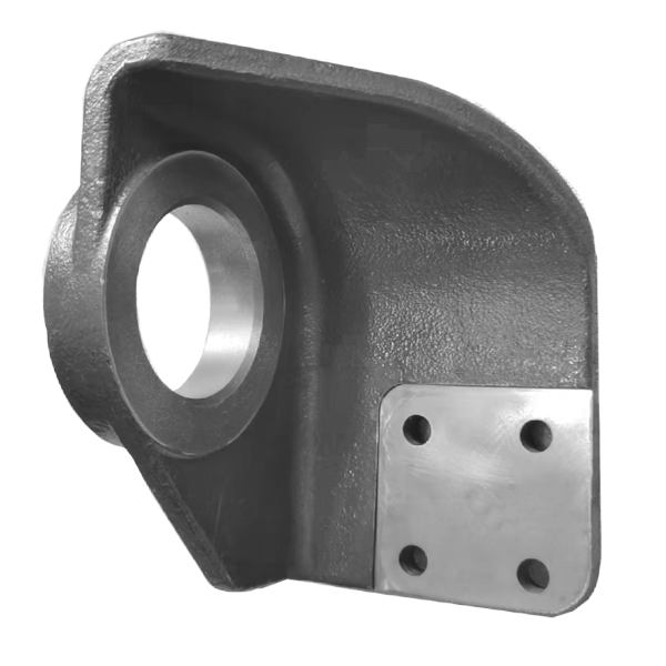 Support:engine front L for Hydraulic Shovel