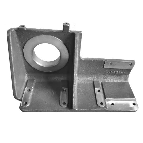 Support:engine front L for Hydraulic Shovel