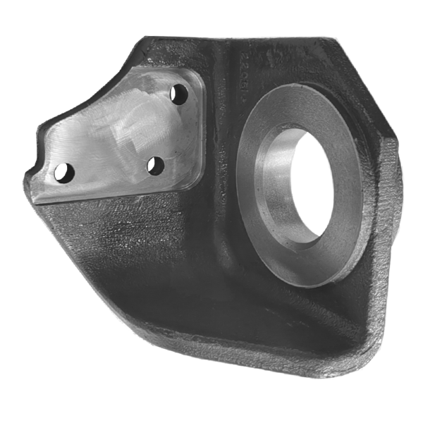 Support:engine rear L for Hydraulic Shovel